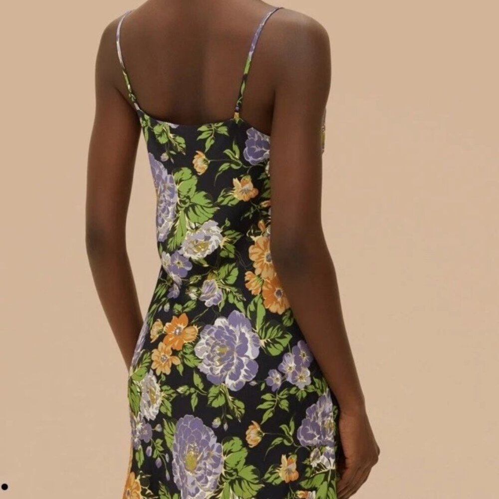 FARM Rio "Capri" Black Sleeveless Floral Mini Dress Size S, M, XL Available - Picture 3 of 11